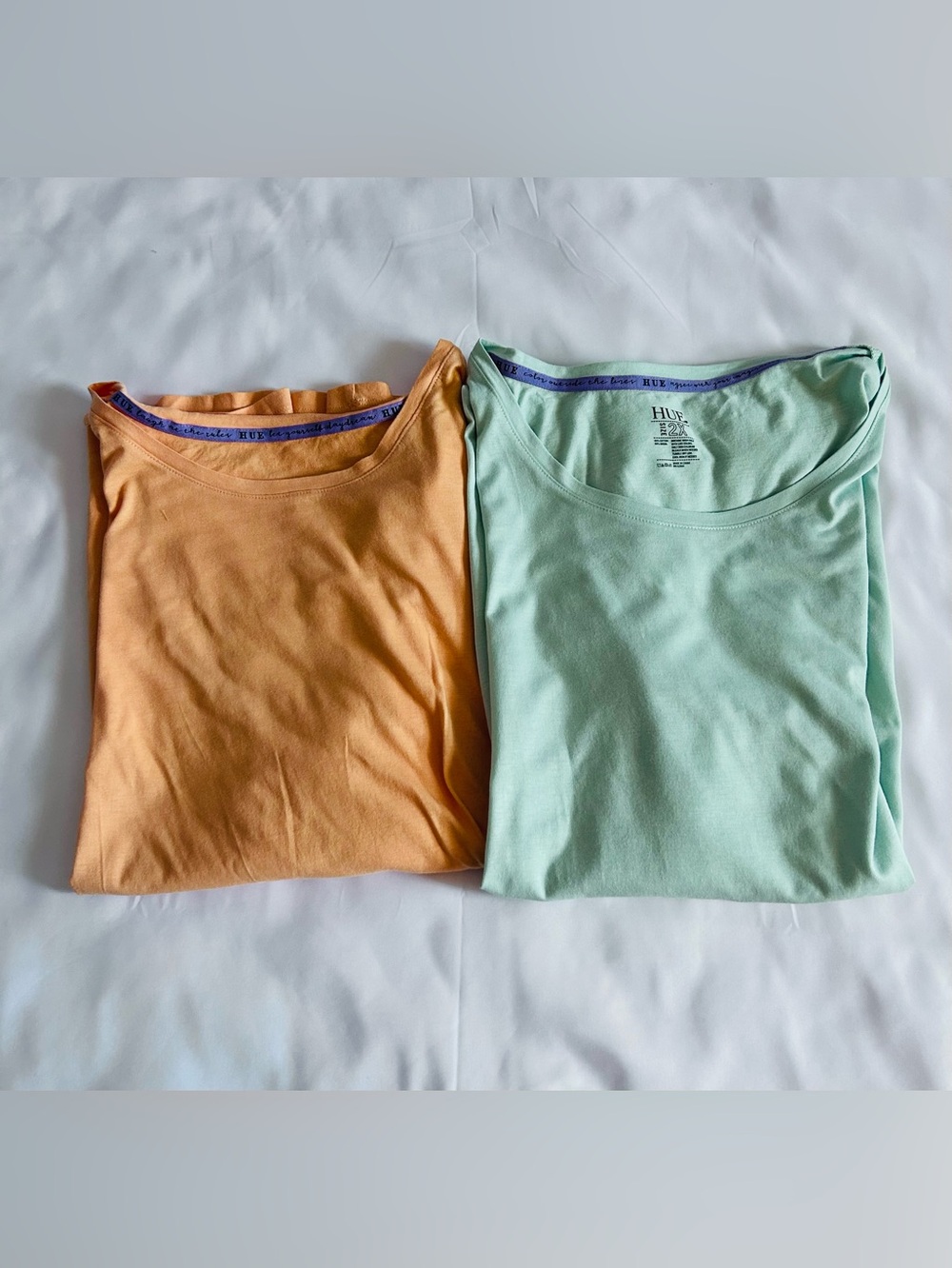 Lot of 2 Hue T-Shirts One NWTs size 2XL